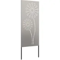 vidaXL - Malla de protección para jardín, aspecto oxidado, 50 x 140 cm