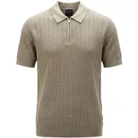 Armani Exchange para hombre. XM002438AF22249U6229 Polo Knit Winter Twig beige (XL), Casual, Algodón, Manga corta, ou