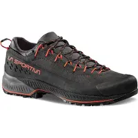 La Sportiva - Zapatillas de senderismo Hombre - TX4 Evo GTX Carbon/Cherry Tomato de Cuero - Talla 42 - Gris