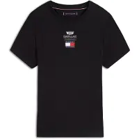 Tommy Hilfiger Camiseta 'TH x CF1' rojo cereza / negro / blanco