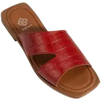 Desa Zapatos abiertos 'Folien' rojo