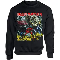 Iron Maiden Sudadera 'Number of the beast Sweatshirt' negro