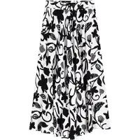 Bonprix Falda negro / blanco