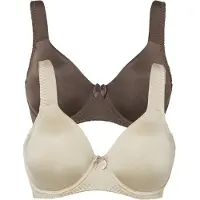 Bonprix Sujetador crema / chocolate