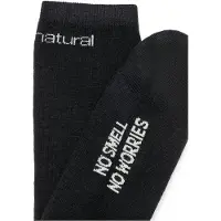 Super.natural - Wool Guardians Longsocks 2-Pack - Calcetines de merino size 39-42, negro