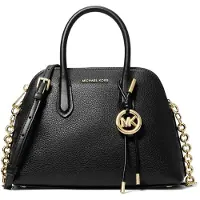 Michael Kors Bolso de mano 'Sac à main Cuir Freddie Moyen Dôme Noir' negro