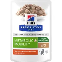 Hill's Pet Nutrition Metabolic + Mobility - Bolsitas - Pollo - 12 x 85 g