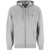 Lacoste Sudadera gris claro / verde