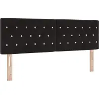 Syfax Cabecero LED con tiras LED con cabecera 160 cm Terciopelo