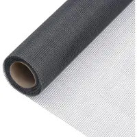 vidaXL Mosquitera de fibra de vidrio, 80 x 2000 cm, color gris