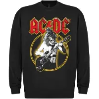 AC/DC Sudadera 'Angus Signature Sweatshirt Sweatshirt' negro