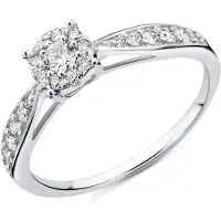 Diamant L'Eternel Anillo plata