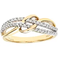 Diamant L'Eternel Anillo 'Eternity-Ring aus 375 Gelbgold mit Diamant' oro