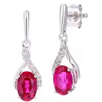 Diamant L'Eternel Pendientes plata