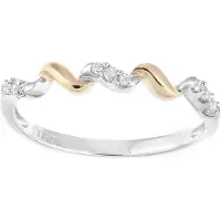 Diamant L'Eternel Anillo 'Eternity-Ring aus 375 Gelbgold mit 0.08 Karat Diamant' oro