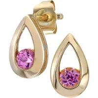 Diamant L'Eternel Pendientes 'Ohrhänger aus 375 Gelbgold mit Saphir' oro