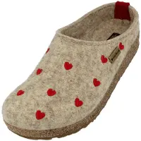 Iesse Schuh - Women's Grizzly Cuoricini - Zapatillas de estar por casa size 40, beige
