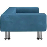 vidaXL Cama para perros , color negro, 70x45x26,5 cm, de terciopelo
