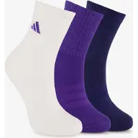 Adidas Calcetines deportivos 'CUSHIONED SPORTSWEAR CREW 3 PAIR PACK' azul oscuro / lila / blanco