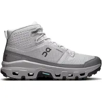 ON - Zapatillas de senderismo Hombre - Cloudrock Mid WP M Glacier/Alloy - Talla 46 - Gris