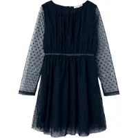 Name it Vestido 'NKFVabos' azul ahumado / azul noche