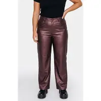 Studio Amaya Harper Pants Brown Talla: XL | Pantalones de Cuero Outlet | Mujer | Marrón