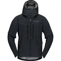 Norrøna - Marcas - Trollveggen Gore-Tex Pro Light Jacket M Caviar Black - Talla XL - Negro