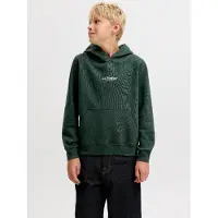 Jack & Jones Junior Sudadera 'JJESoho' pino / blanco