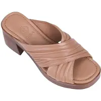 Desa Zapatillas de casa 'Plattformrutschen' beige
