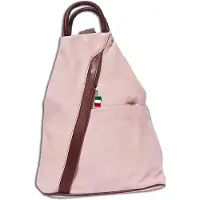 DrachenLeder Mochila rosa claro