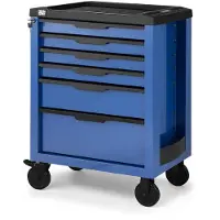 HBM Carro de herramientas 6 cajones, 70,8 cm, azul