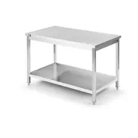 HBM Banco de Trabajo Acero Inoxidable 120 cm