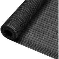 vidaXL Panel para valla, color antracita, 1,5 x 10 metros, HDPE, 150 g/m²