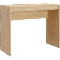 vidaXL Escritorio , color Sonoma, 90x40x72 cm, estructura de madera