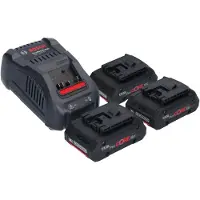 Bosch Powertools Kit de arranque ProCORE 18V, 3 baterías de 4.0Ah, modelo 0615990N2G