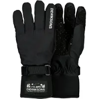 Didriksons - Kid's Lovas Five Finger Glove 2 - Guantes size 7, gris/negro