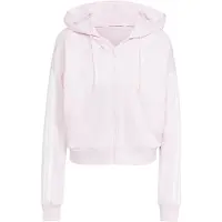 Adidas adidasChaqueta con capucha Essentials French Terry 3 bandas S Clear Pink / White Mujer