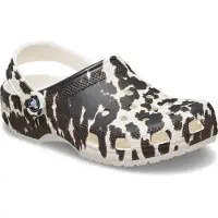 Crocs Zuecos marrón oscuro / blanco