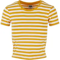 Urban Classics Camiseta naranja / blanco