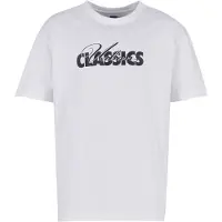 Urban Classics Camiseta 'Cursive Bold' negro / blanco