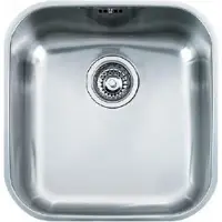 Mepamsa 122.0667.807, Lavabo de encimera, Cuadrado, Acero inoxidable, Acero inoxidable, 1 lavabo, 400 x 400 mm