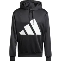 Adidas Chándal 'BIG LOGO HOODED' negro / blanco