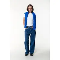 Colourful Rebel Gaias Rhinestones High Rise Wide Leg Denim Pants Dark Blue D Talla: XXS | Pantalones Outlet | Mujer | Azul