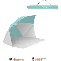 SuperMerchantEU NC4803 - Parasol 2 en 1, ideal para la playa, marca