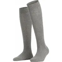 Falke Calcetines hasta la rodilla 'Family' gris moteado