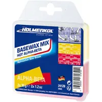 Holmenkol Cera Base Mix Hot Alpha-beta 0°c/-4°c-4ºc/-14ºc 2x35 Gr