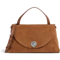 Coccinelle Bolso de mano 'Nikla Suede Bim Handbag Suede Leather' cognac
