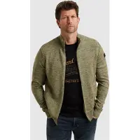 PME Legend Jersey 'Cardigan with zipper closure' verde