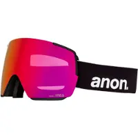 Anon - Máscaras de esquí - M5S Black/Perceive Sun Red de Silicona - Negro