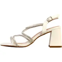 Joia Sandalias 'Sandalen mit Absatz und Riemchen' blanco